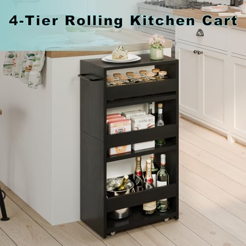 Slim Rolling Storage Cart