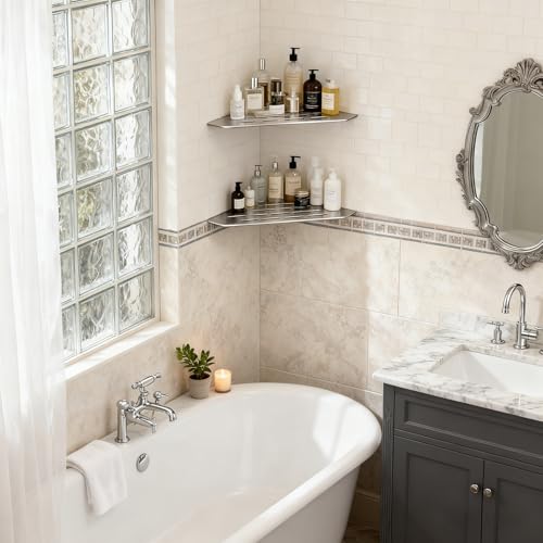 Corner Shower Shelf Modern Sturdy Shower Caddy