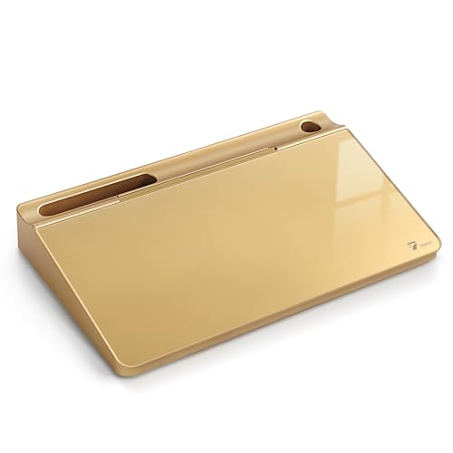 Glass Desk Whiteboard with Storage