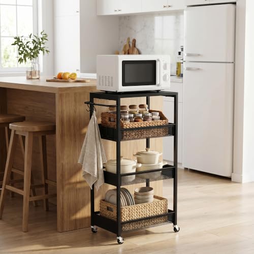 Slim Rolling Utility Cart