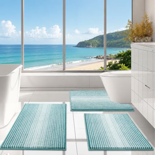 Bathroom Rugs Sets 3 Piece