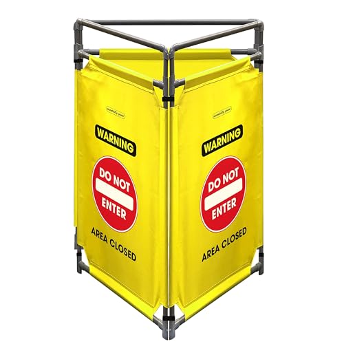 Do Not Enter" Foldable Safety Barricade