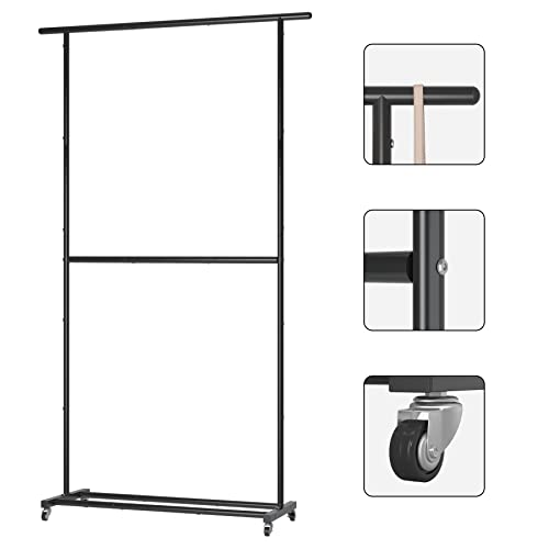 Double Rod Clothing Garment Rack