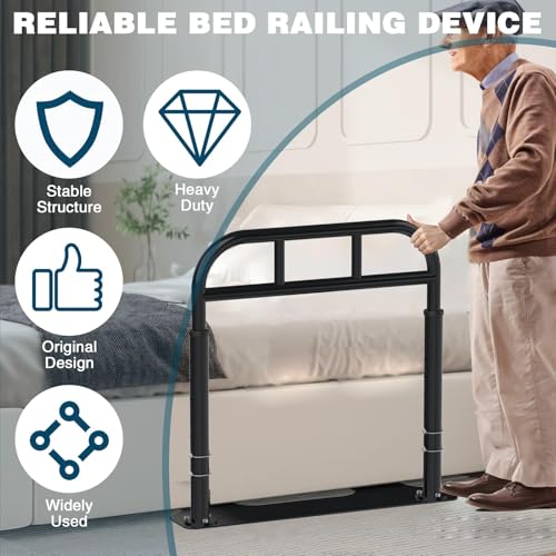 Adjustable Bed Step Stool with Handles