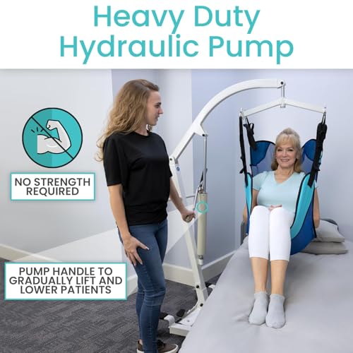 Hydraulic Patient Lift for Home Use with Sling