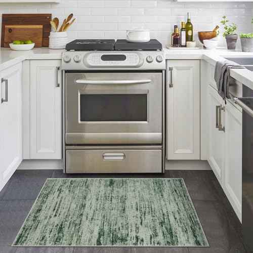 Modern Washable Area Rug Non Slip