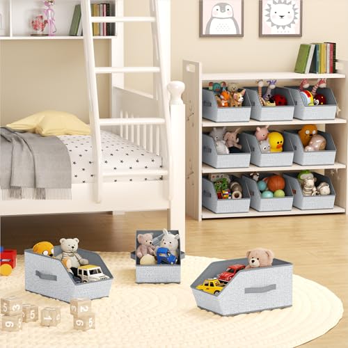 Fabric Closet Storage Cubes Square Storage Bins with Dual Handles