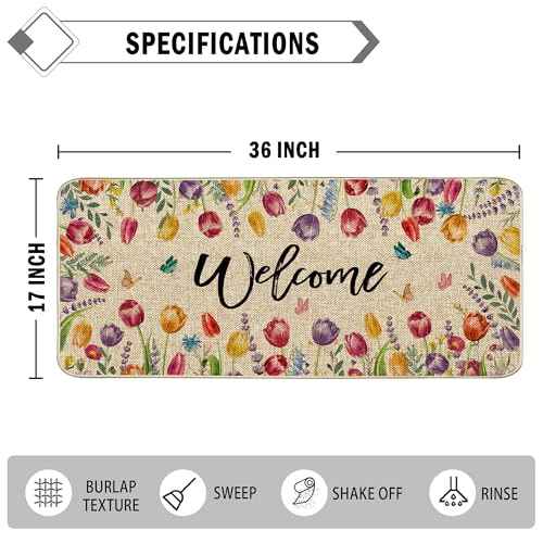 Welcome Spring Door Mat