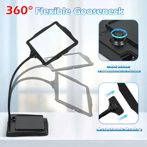 Magnifying Glass with Light and Stand