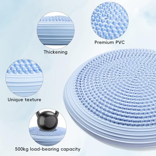 3 Pcs Inflated Wobble Cushion