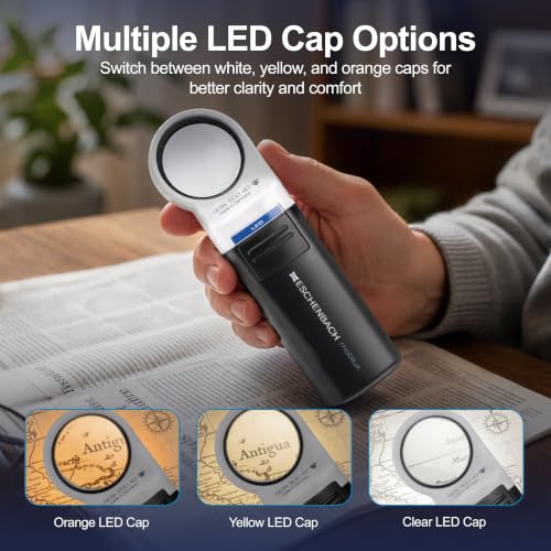 Handheld Magnifier with Mobilux LED Light