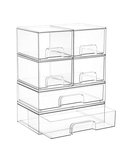 Stackable Storage Drawers Set