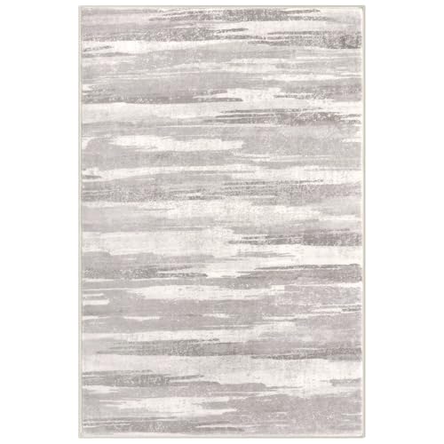 Washable Abstract Rug Non Slip