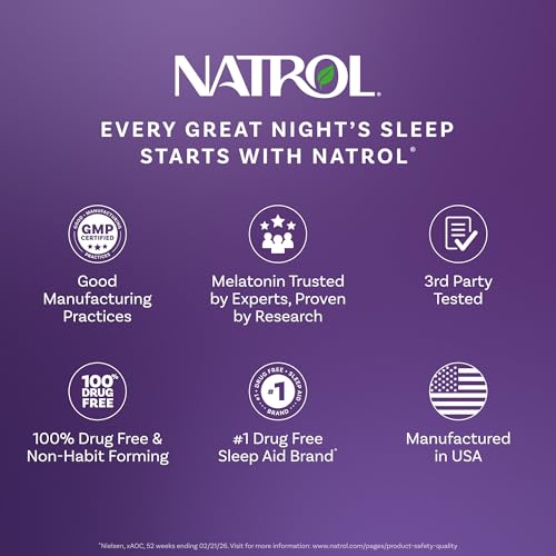 Gummies Melatonin 10Mg Sleep Support Bottle Drug Free Unisex Adult No