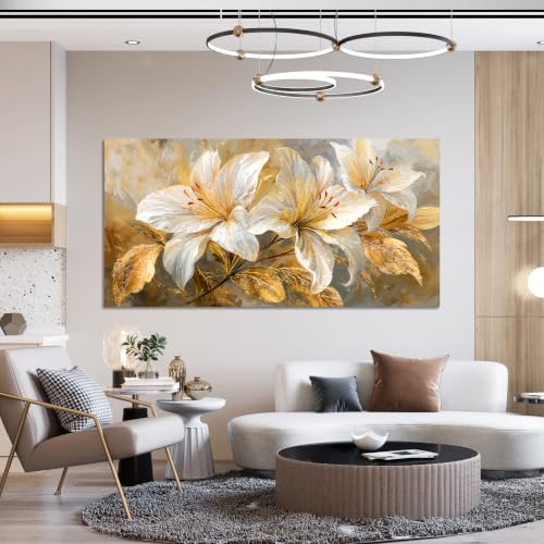 Gold Fantasy Tree Of Life Canvas Wall Art