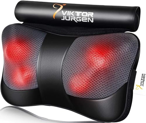 Shiatsu Back Massager with Heat for Pain Relief