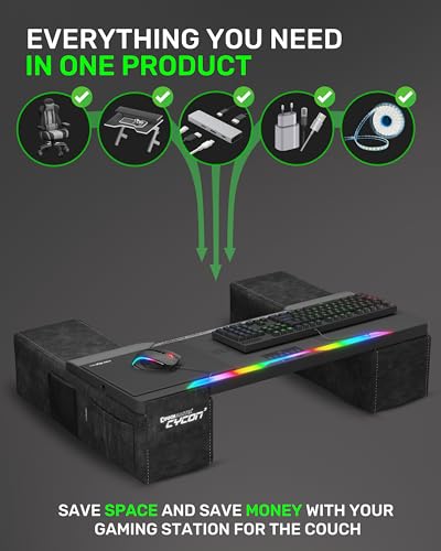 CYCON² Couch Gaming Pad for Mouse & Keyboard for PC