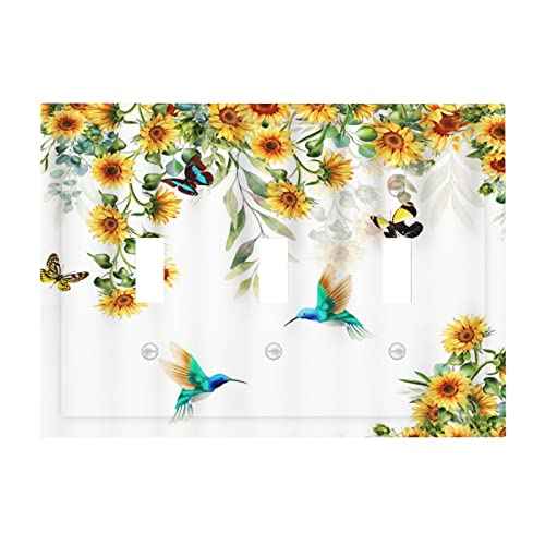 Funny Cat Cool Cat Dinosaur Sea Ocean Wave Wooden Style 1 Gang Light Switch Cover Plate Decorative No Device Wall Plate Blank Electrical Switch Plate Covers Dimmer Faceplate for Bathroom Decor