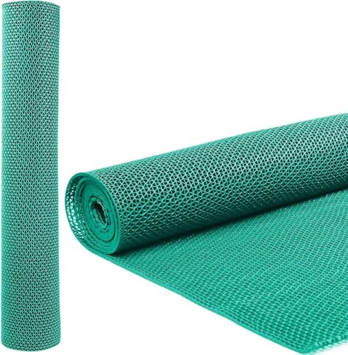 Bath Mat Non Slip Shower Mat Bathtub with Drain Holes and Heavy Duty Rubber No Suction Cups Sturdy Shower Stall Tub Mat for Bathroom