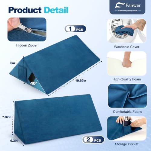 Positioning Wedge Pillow for Side Sleeping