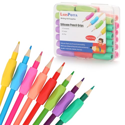 Pencil Grips with Multiple Styles and Assorted Colors