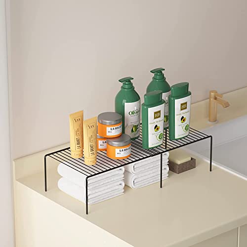 kitchen counter and cabinet shelf organizers