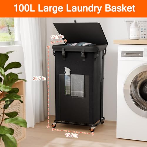 Laundry Hamper with Wheels