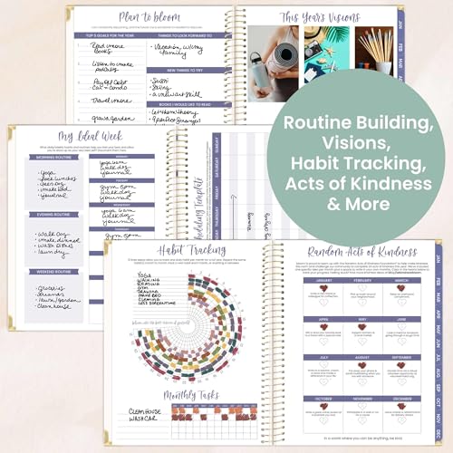 2026 Floral Hardcover Planners