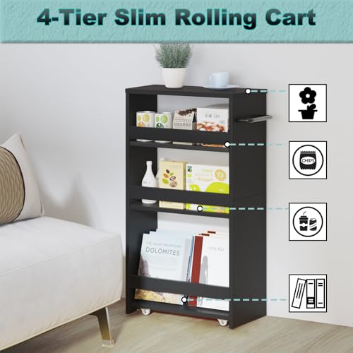 Slim Rolling Storage Cart