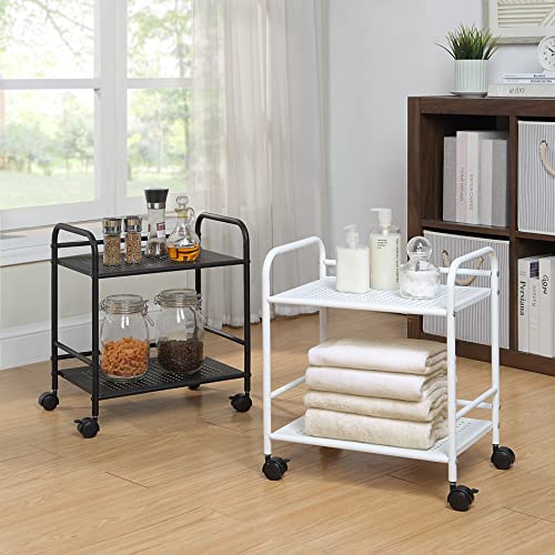 Minimalist Style Utility Rolling Shelf Cart