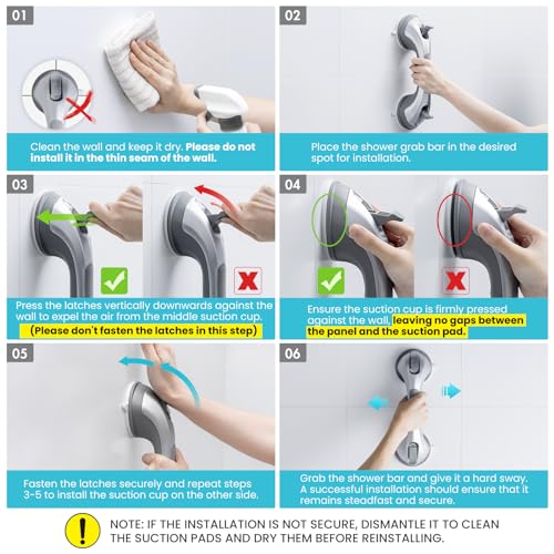 Shower Grab Bars for Seniors