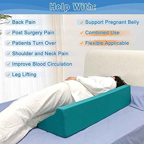 Bedsore Turning Wedge Anti Bed Sores Treatment Pillow Body Positioners Incline Side Sleeping U Shape Medical Wedges Post Surgical Care for Bedridden Pregnancy Elderly Prevent Pressure Ulcer