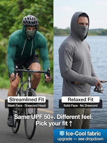 3 Pack Men's Sun Hoodie with Mask