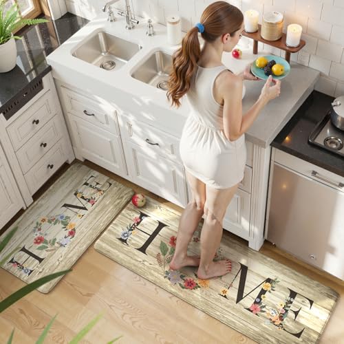 Kitchen Mats for Floor 2 PCS