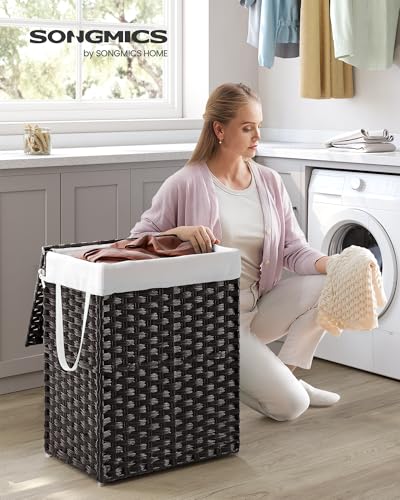 Slim Laundry Hamper with Lid