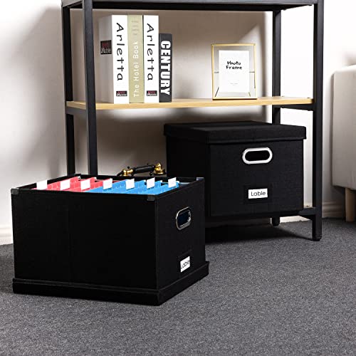 File Box with Metal Brackets
