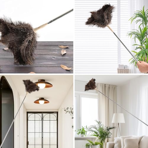 Extendable Lambswool Duster Anti