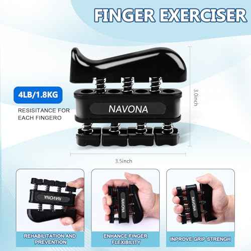 5 10 PCS Grip Strength Trainer Kit
