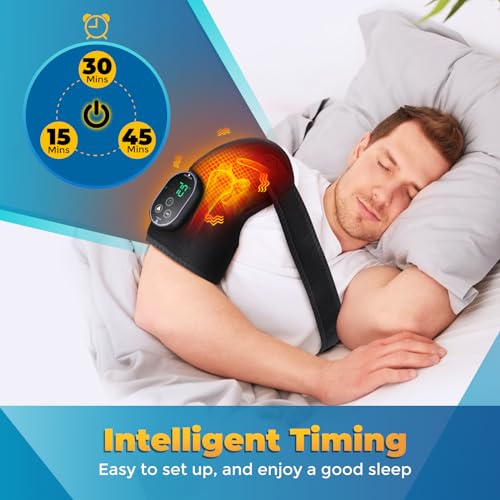 Cordless Heated Knee Massager with Vibration