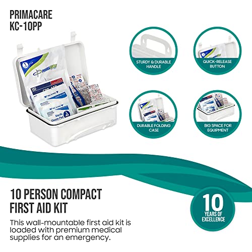 KC PP Person Compact First Aid Kit with Pieces Emergency Medical Supplies
