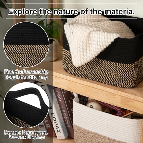 Woven Storage Basket for Shelves