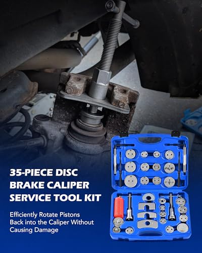 OMT Brake Caliper Compression Tool with Adapters & Hangers