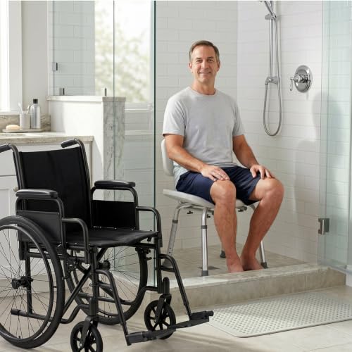 Medical Tool Free Assembly Shower Chair