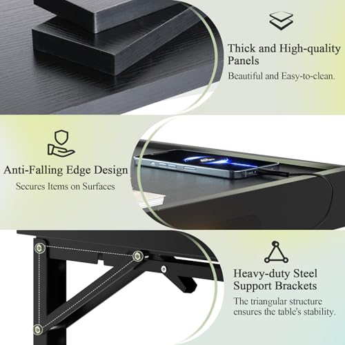 Wall Mounted Bedside Shelf