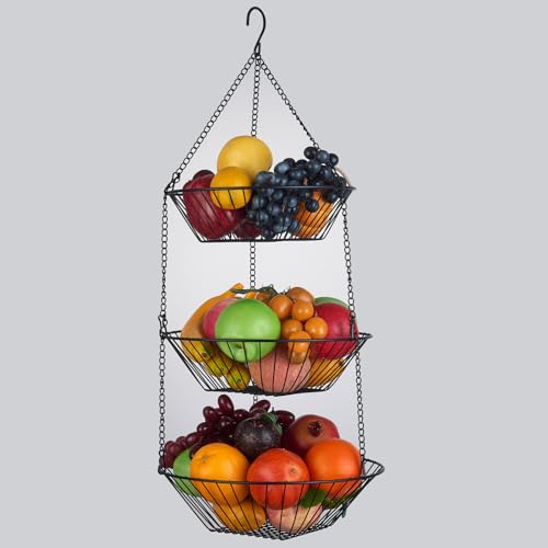 3 Tier Wire Fruit Hanging Basket