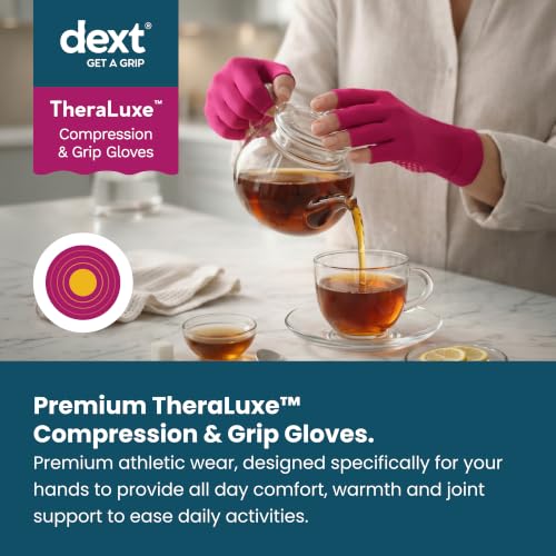 Fingerless Compression Gloves for Men & Women for Everyday Comfort & Hand Support