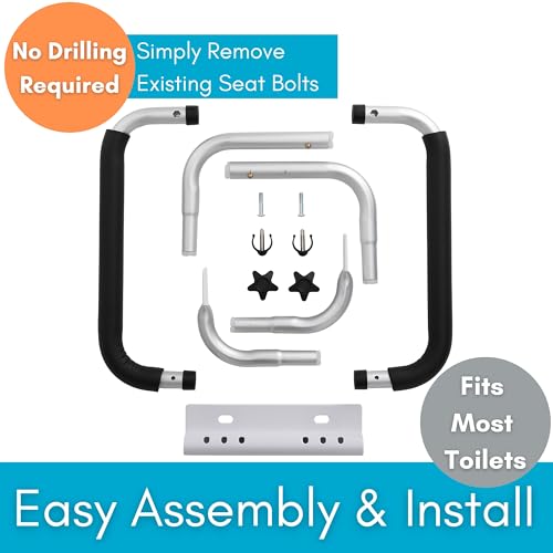 Toilet Seat Safety Rail for Seniors