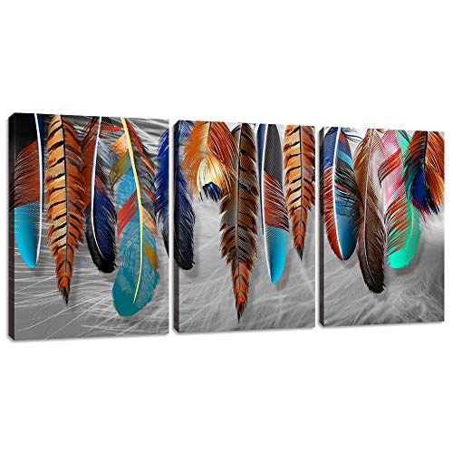 3 Piece Modern Landscape Wall Art Canvas Poster Print Wall Decor Office Living Room Bedroom Home Decoration Canvas Painting Framed Ready to Hang