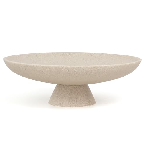 Modern Resin Pedestal Decorative Bowl