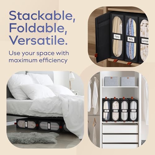 Bed Sheet Organizer Storage Boxes
